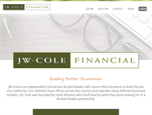 Tablet Screenshot of jw-cole.info